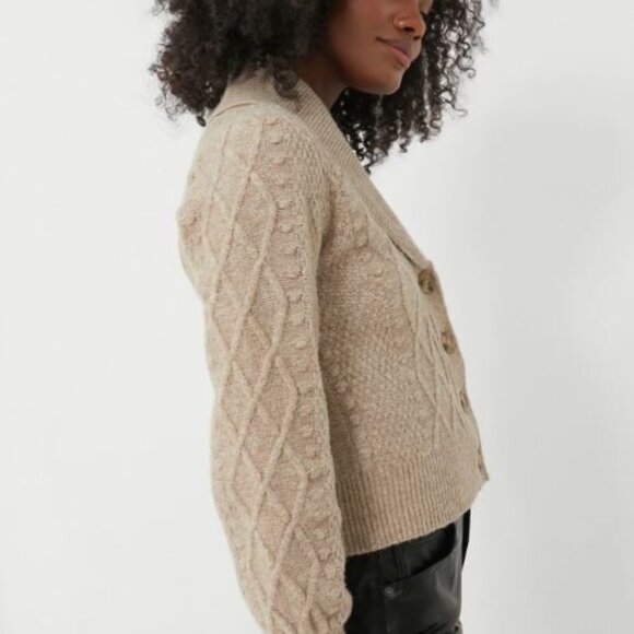 Draper James Beige Eyelet Cardigan - Picture 10 of 11